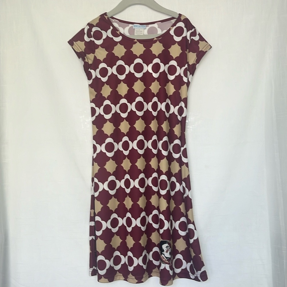 NWT Florida State Vive La Fete Short Sleeve Girls Dress Size 8
